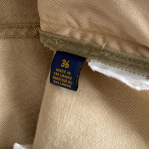 Ralph Lauren Tan Cargo Shorts with Utility Design, 36" Waist - Picture 5 of 7